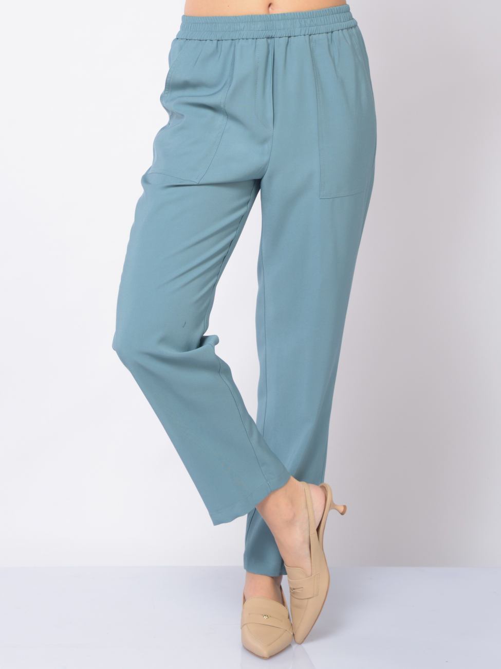 pantalone da donna Kaos in viscosa con elastico