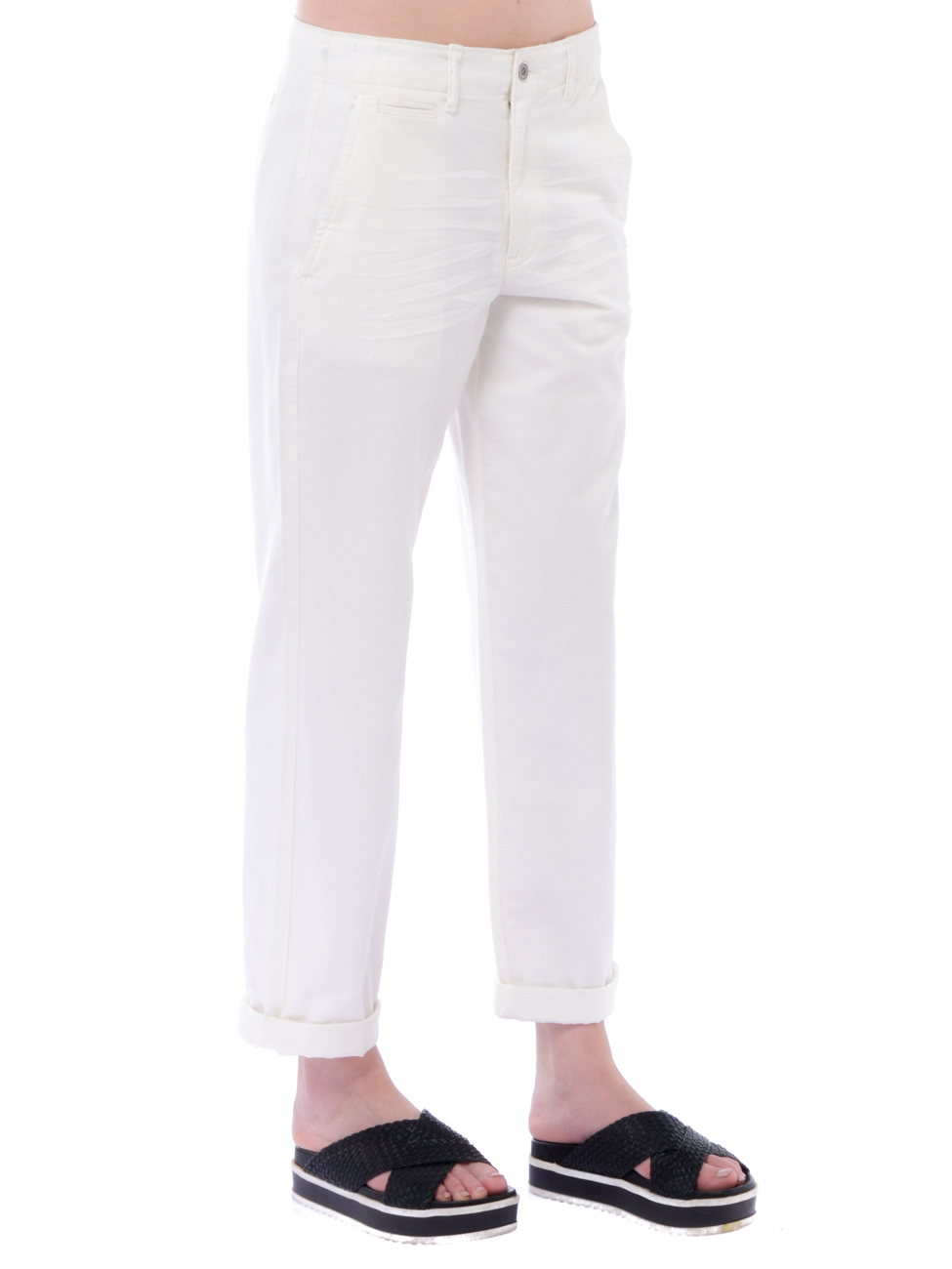 Pantalone donna Ralph Lauren in cotone modello chino