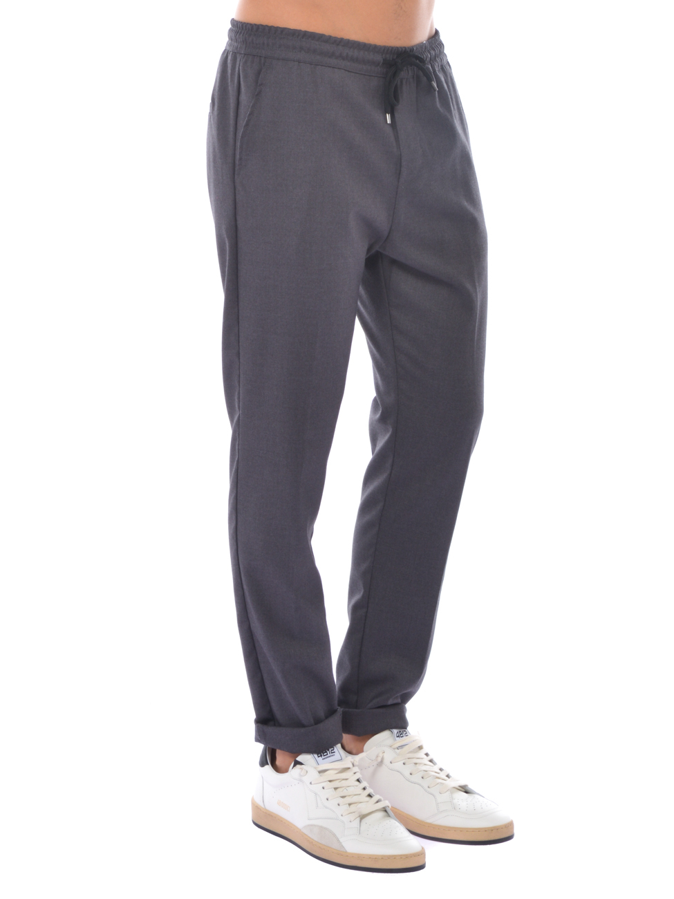 pantalone da uomo Qb24 con elastico e coulisse