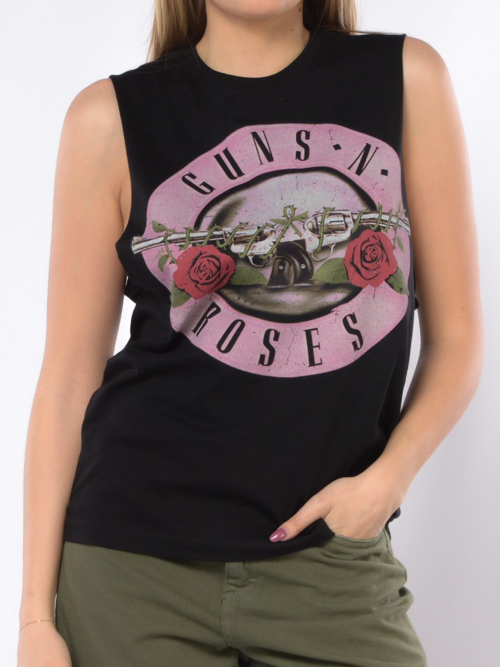 t Shirt da donna Aniye By Guns N Roses senza maniche