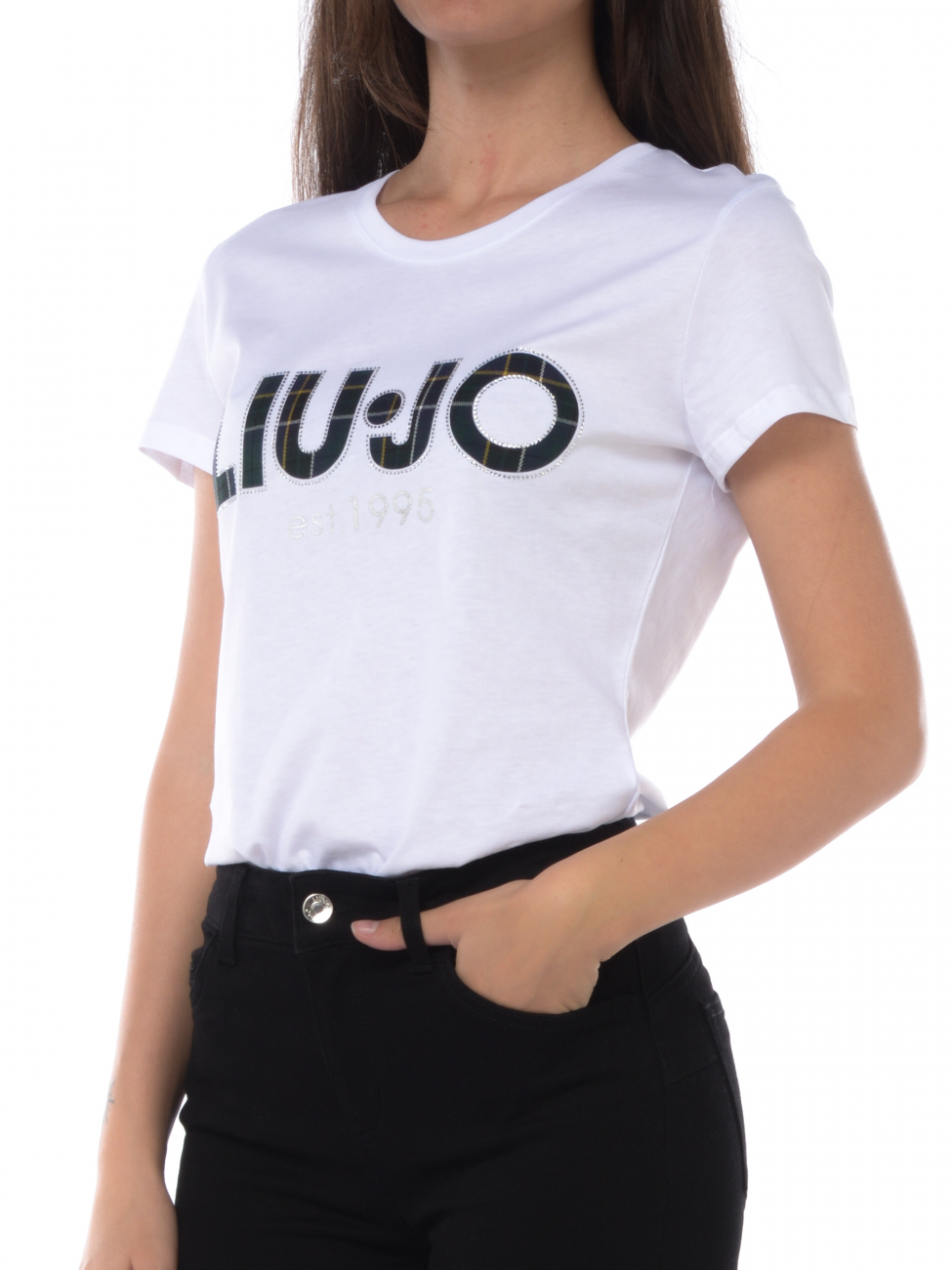 t Shirt da donna Liu Jo con logo e applicazioni