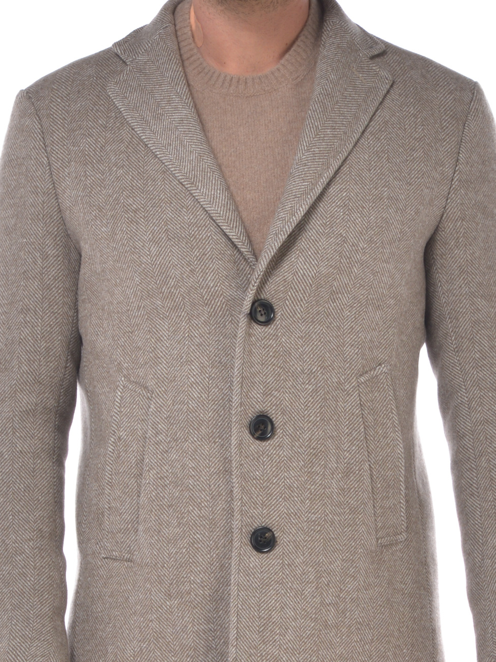 Giacche Invernali Giubbotto Sisley Uomo Cappotto Uomo Elegante - Main Image