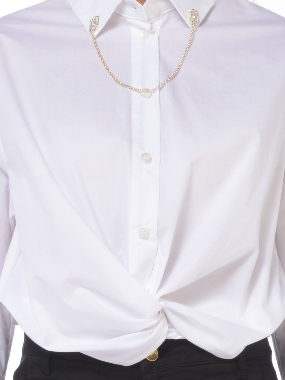 Camicia Donna Comma In Raso Con Arricciature - Poliestere Ed Elastan, Chiusura A Bottoni - Foto 5