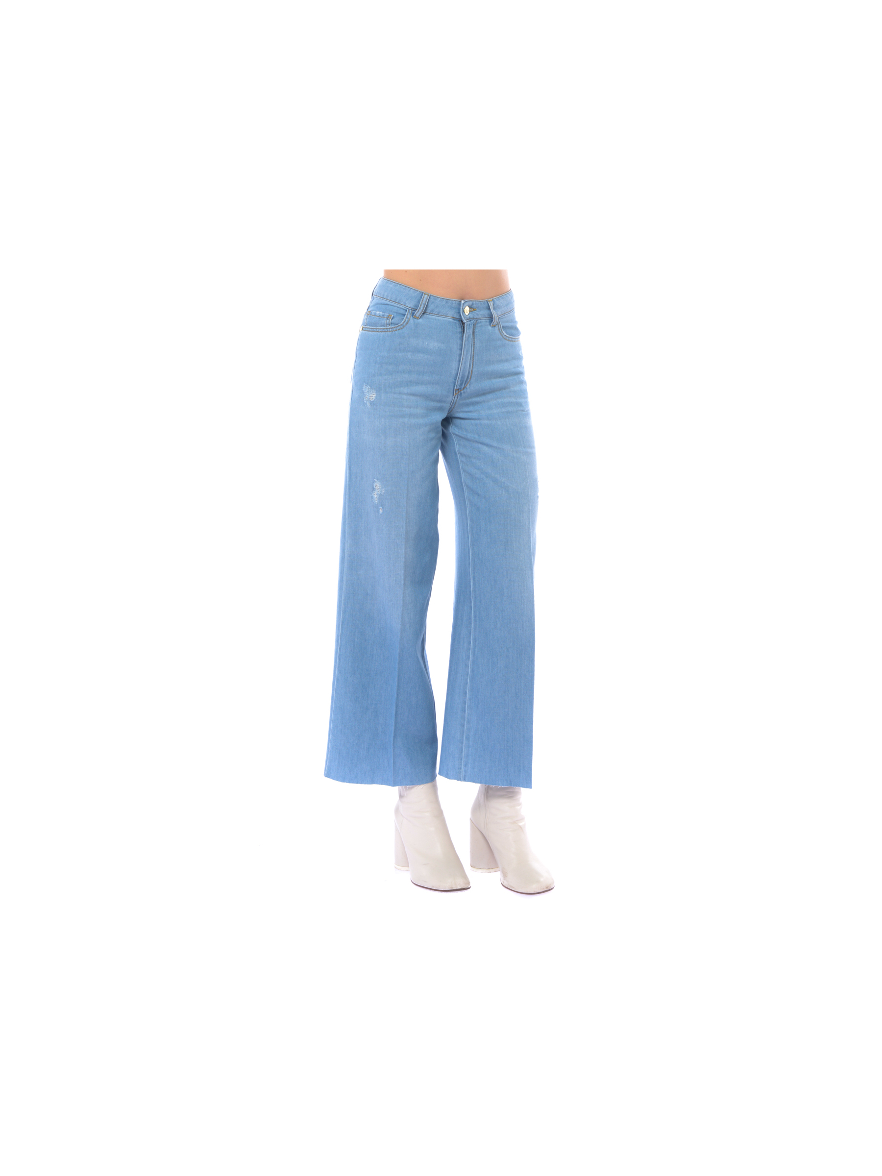 jeans da donna Kaos ampio con rotture