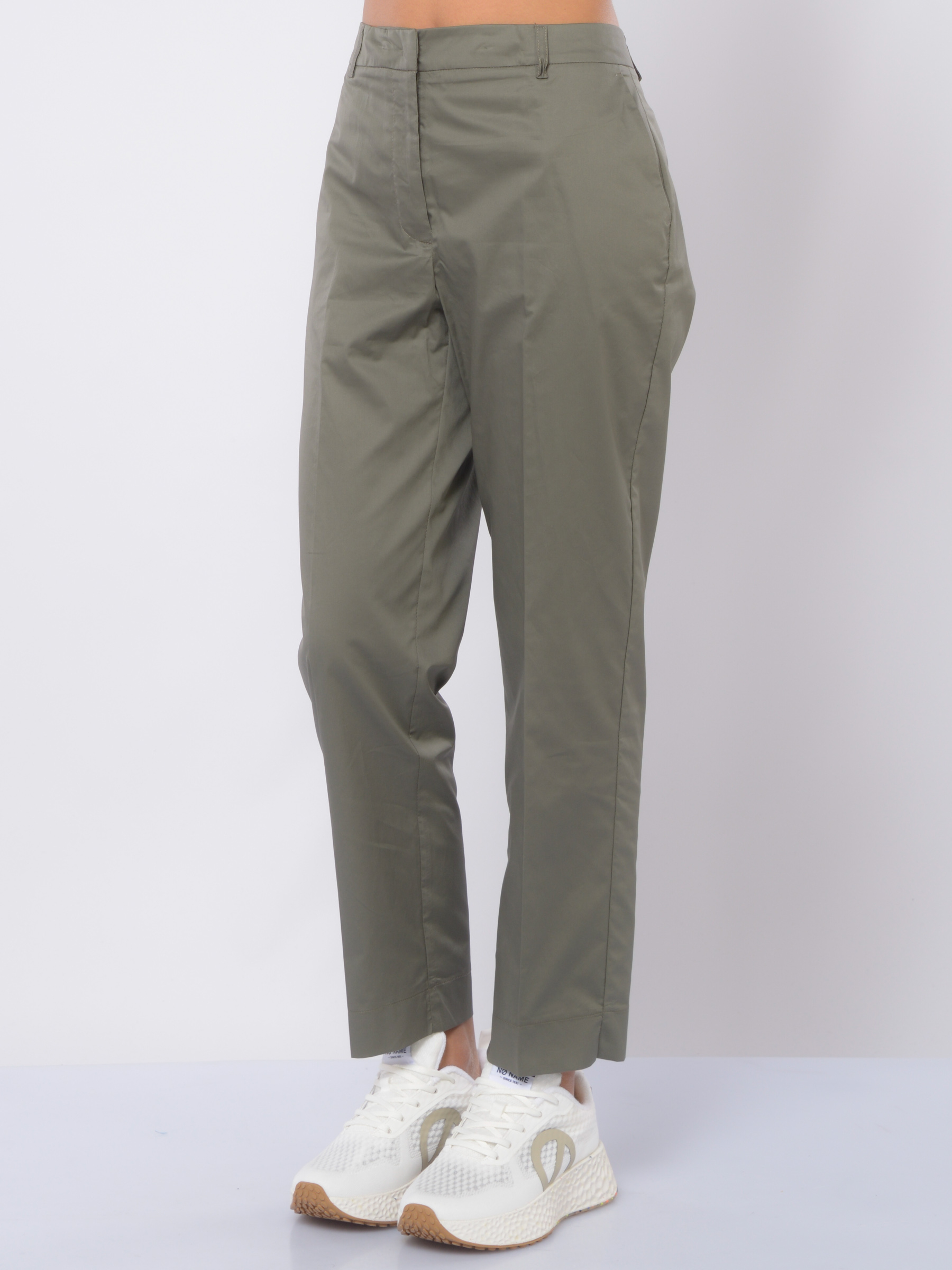 pantalone da donna Kaos chino con piccoli spacchi