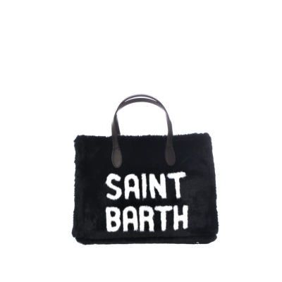 borsa a mano da donna Mc2 Saint Barth effetto teddy con logo