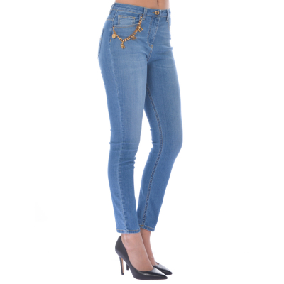 jeans da donna Elisabetta Franchi skinny con catena
