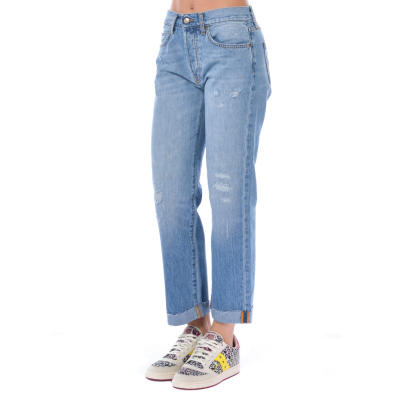 jeans da donna Roy Roger's cinque tasche con rotture