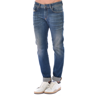 jeans da uomo Diesel cinque tasche stone washed