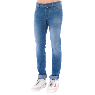 jeans da uomo Jacob Cohen Slim Fit con rotture