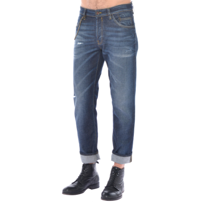 jeans da uomo Siviglia cinque tasche con rotture