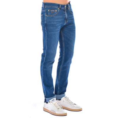 jeans da uomo Versace cinque tasche con logo