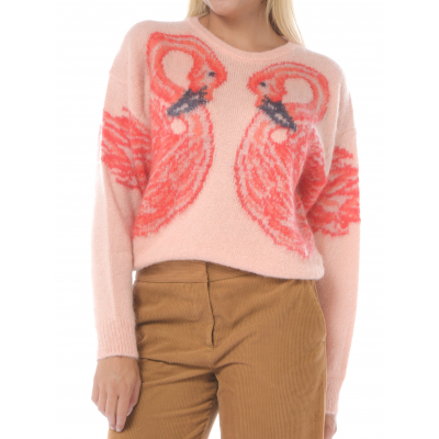 maglia da donna Aniye By girocollo Flamingo