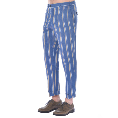 pantalone da uomo Pt Torino a righe con elastico