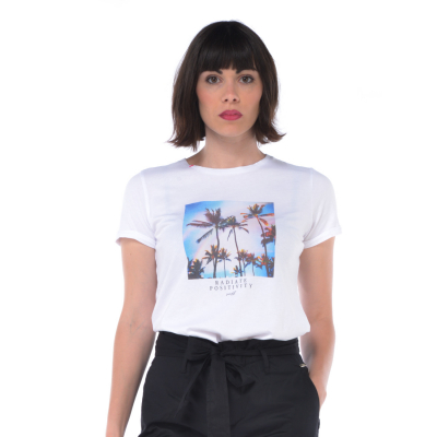 T-shirt donna Sun 68 in cotone con stampa