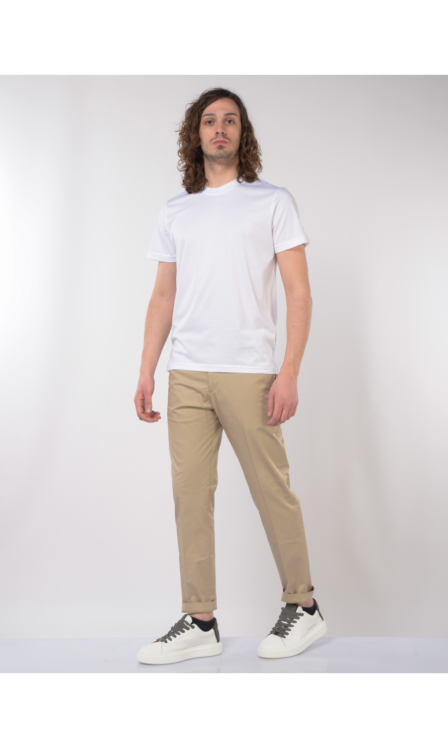 T Shirt da uomo Daniele Alessandrini girocollo cotone e