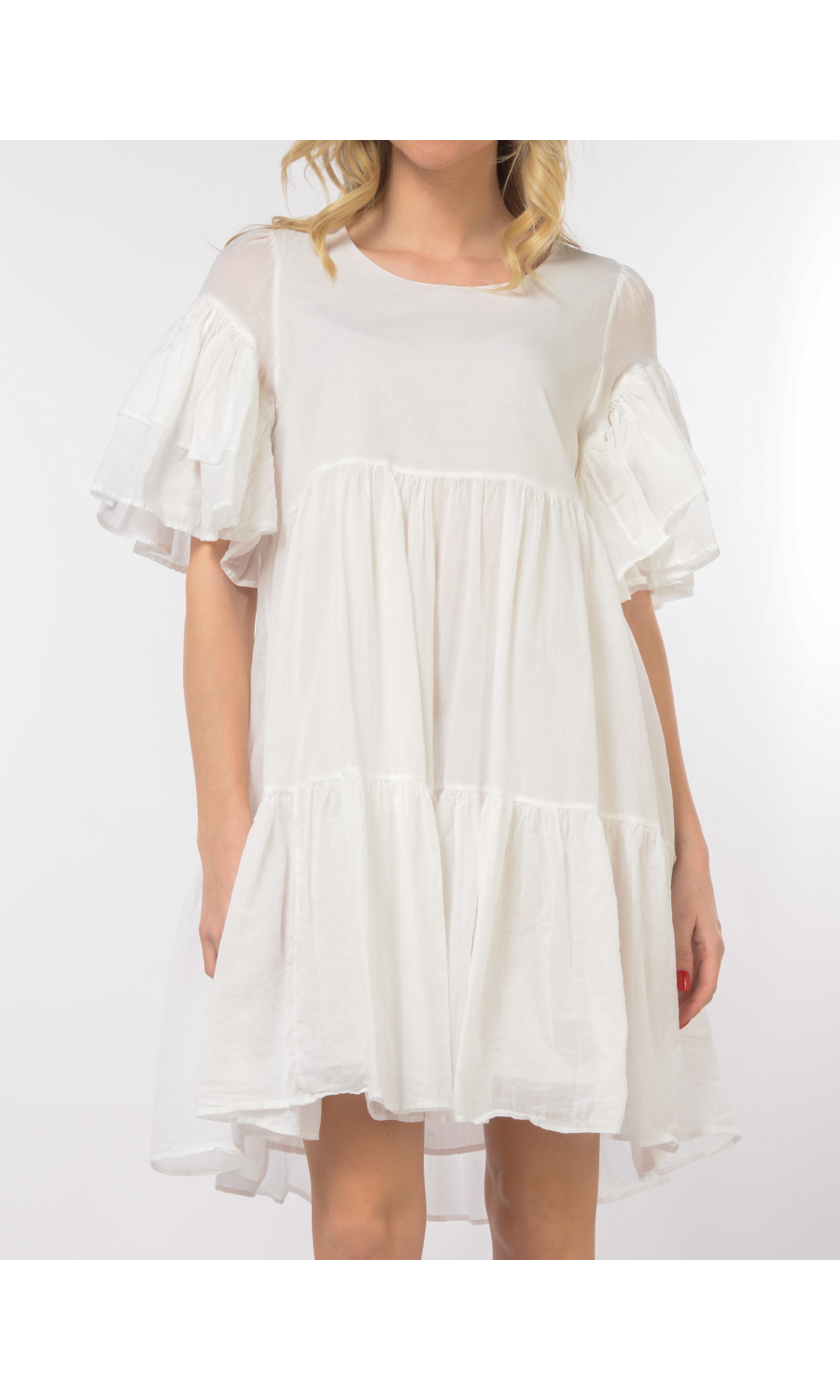 abito corto da donna Aniye By Butterfly Zena con balze