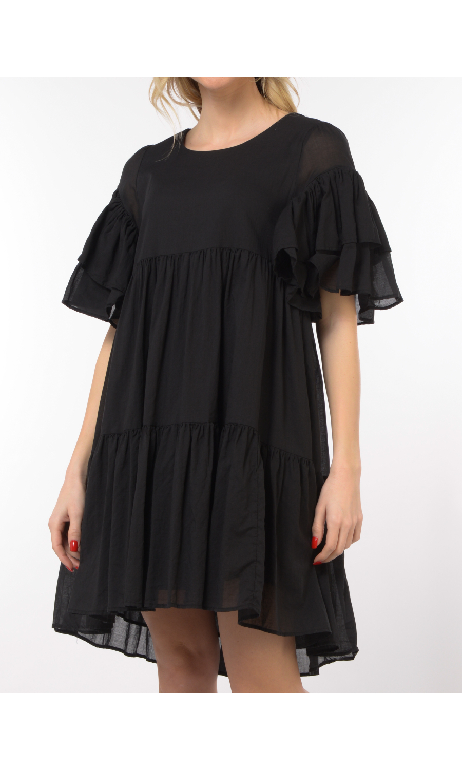 abito corto da donna Aniye By Butterfly Zena con balze