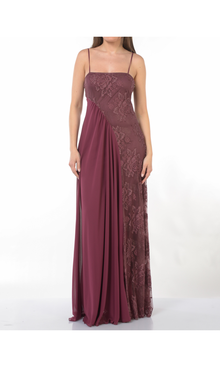abito lungo da donna Aniye By Noa con inserto in pizzo