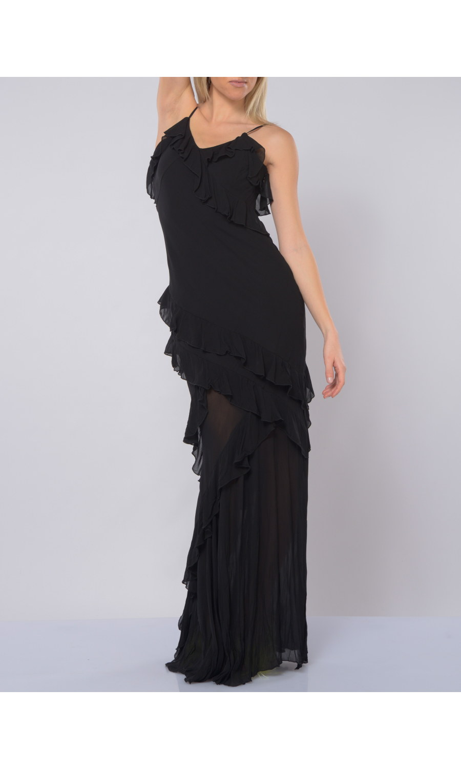 abito lungo da donna Aniye By Lily con rouches