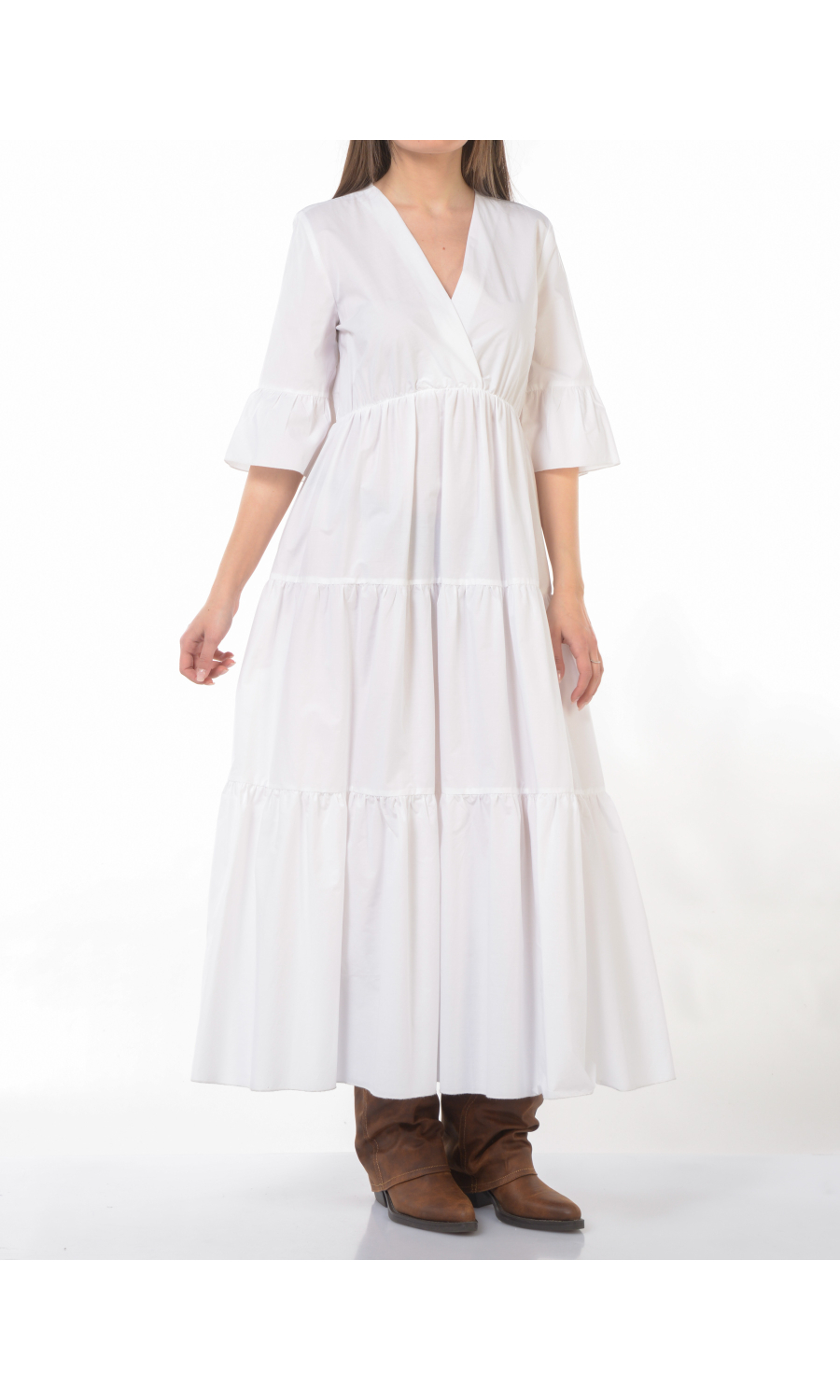 abito lungo da donna Aniye By Cora a balze