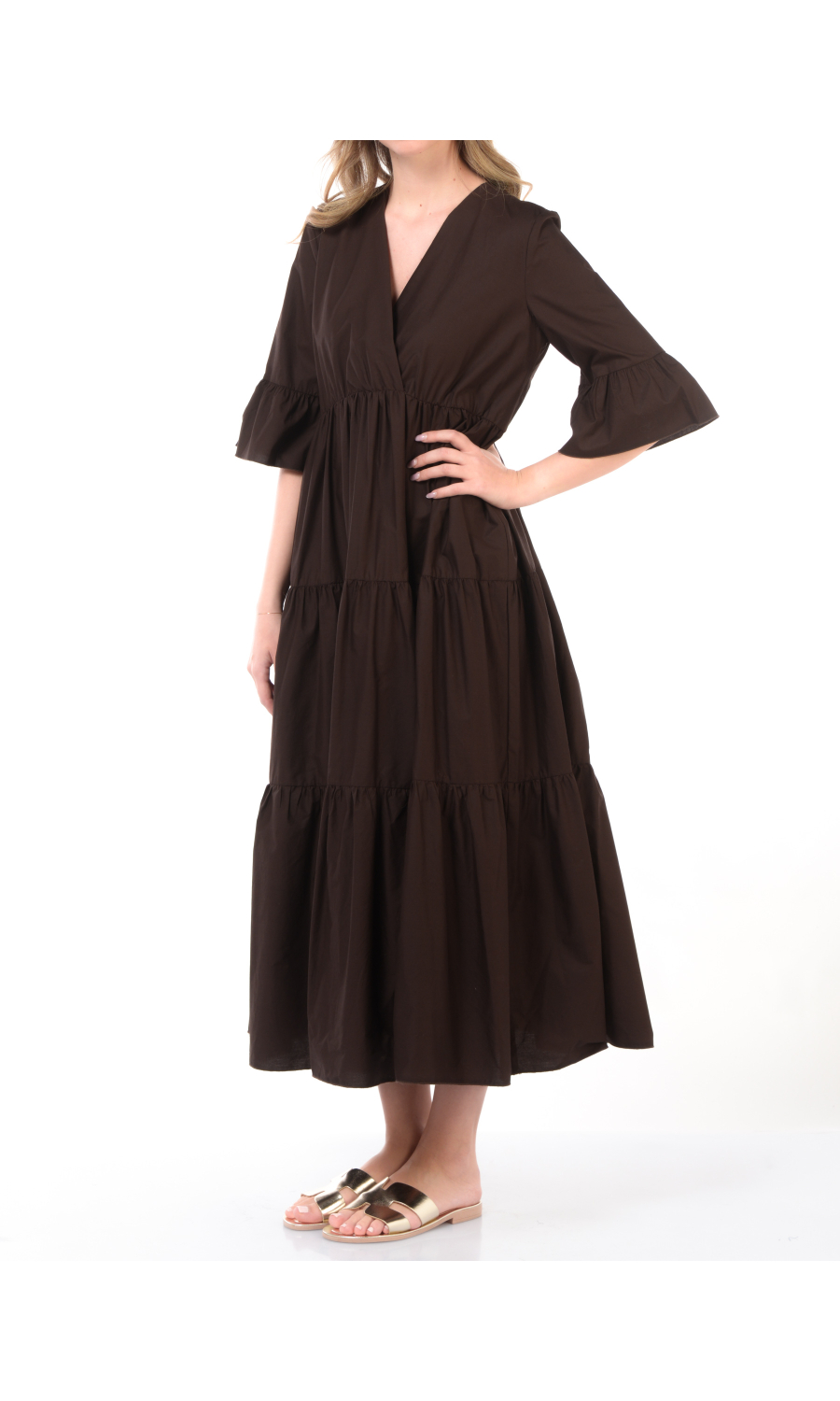 abito lungo da donna Aniye By Cora a balze
