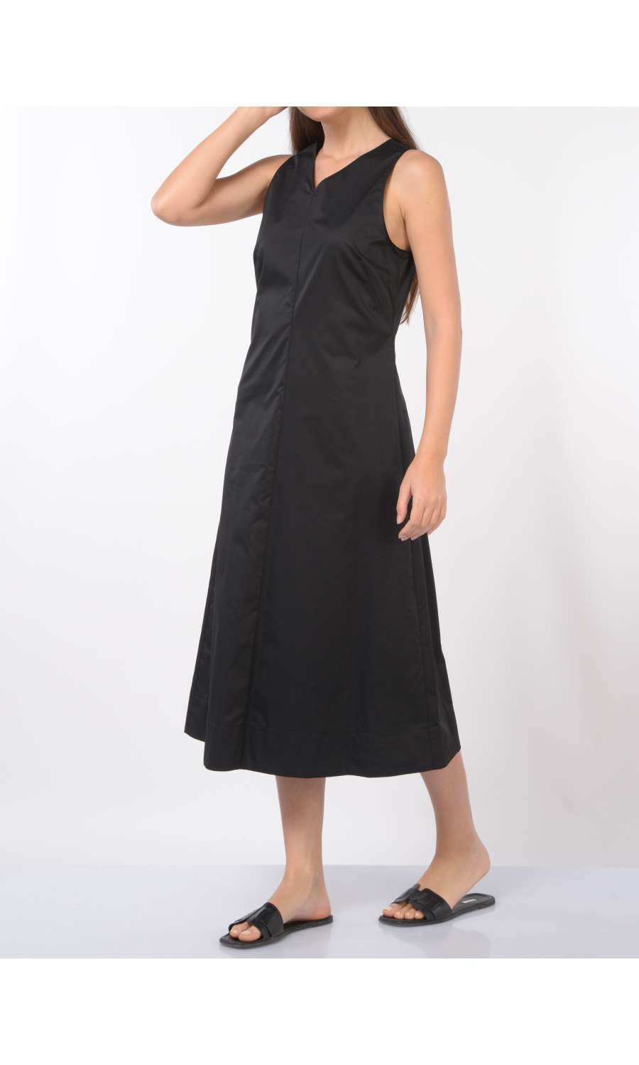 abito lungo da donna Kaos senza maniche in cotone