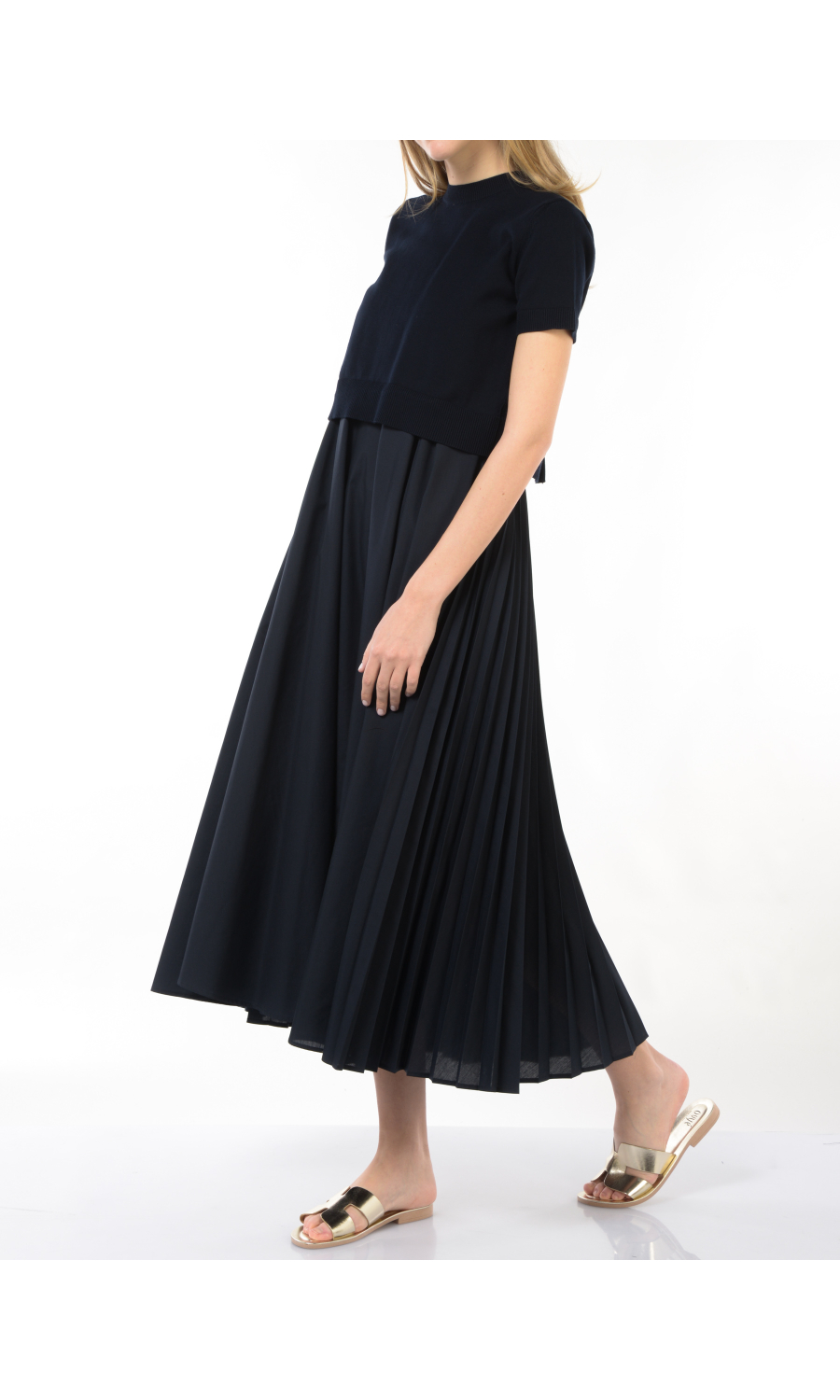 abito Lungo da donna Meimeij senza maniche con maglia