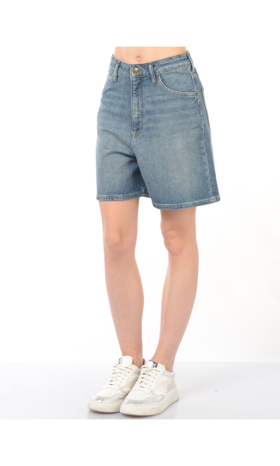 bermuda da donna Lee® in jeans stone washed