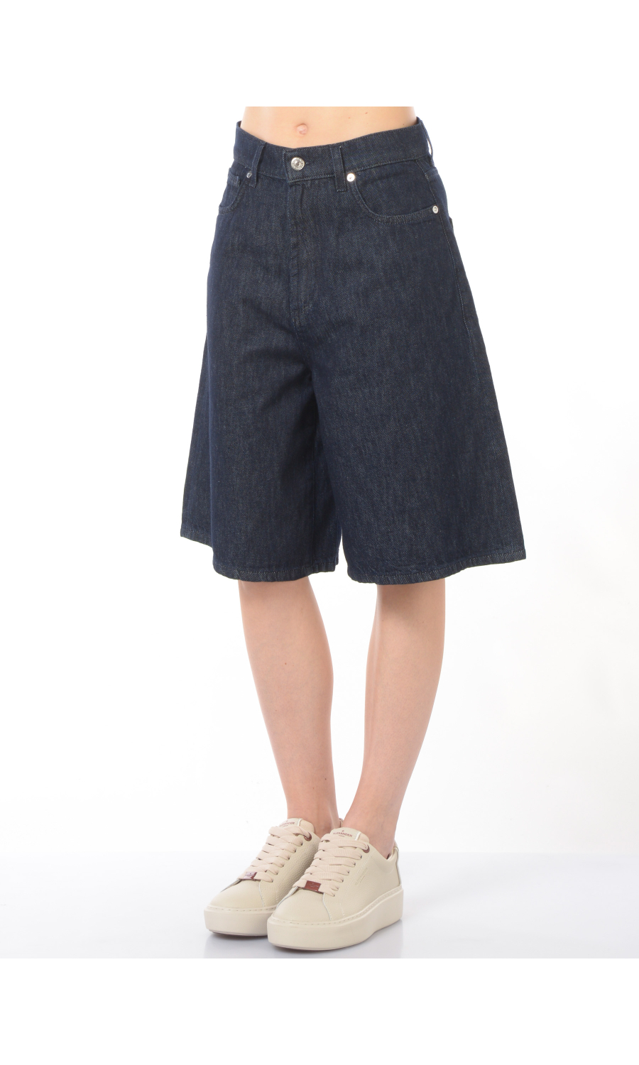bermuda da donna Roy Roger's ampio in denim