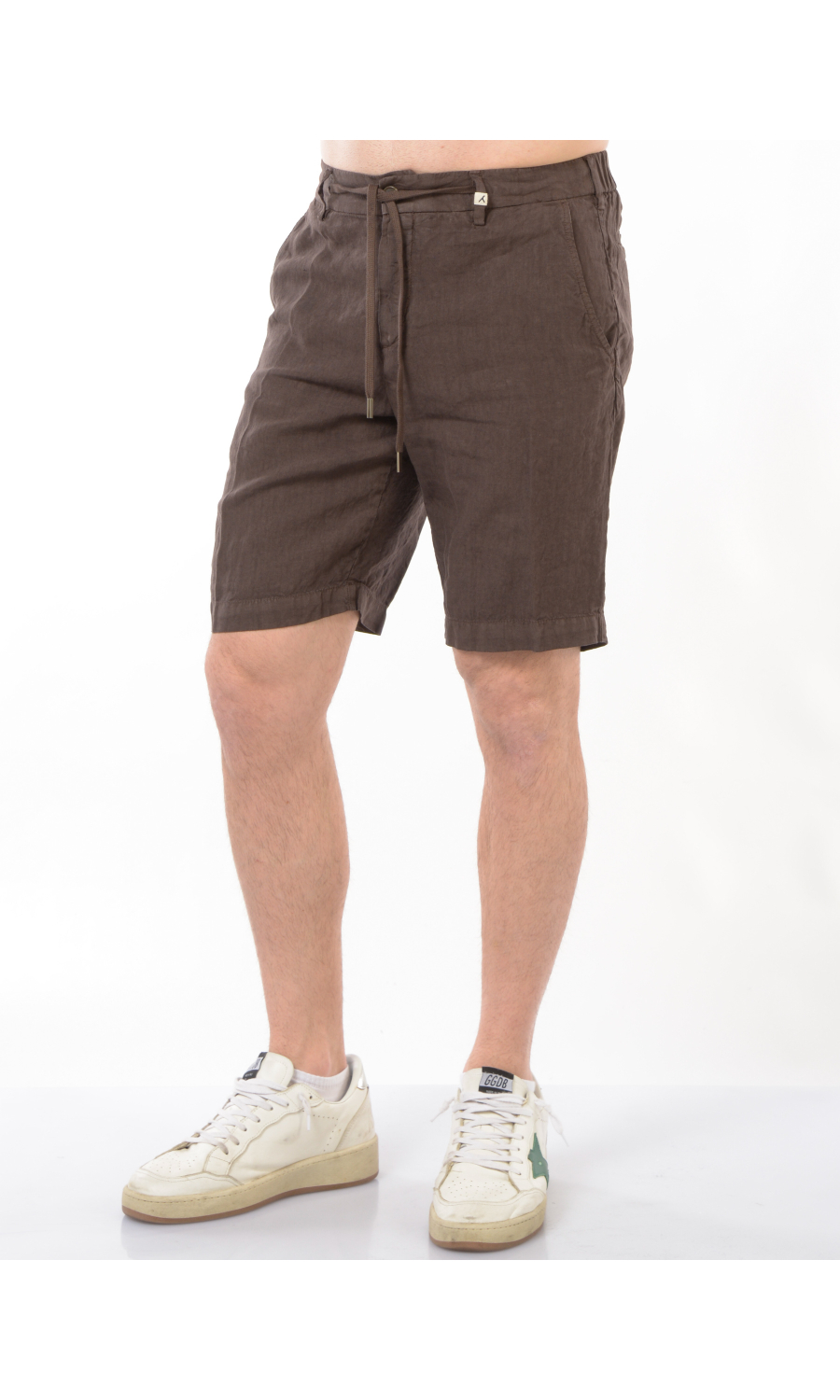 bermuda da uomo Myths in lino con coulisse