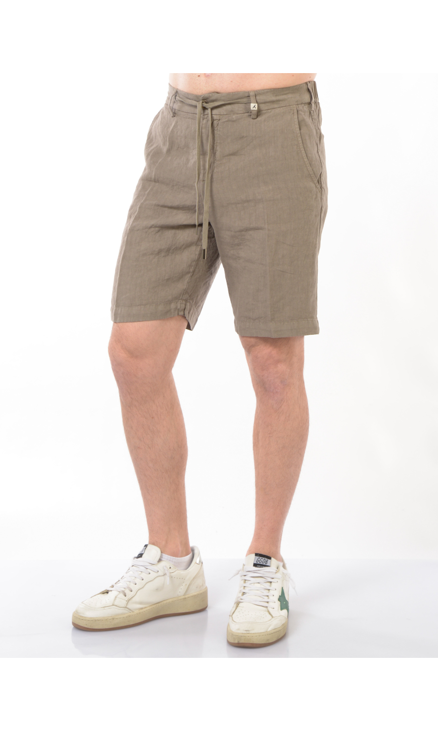 bermuda da uomo Myths in lino con coulisse