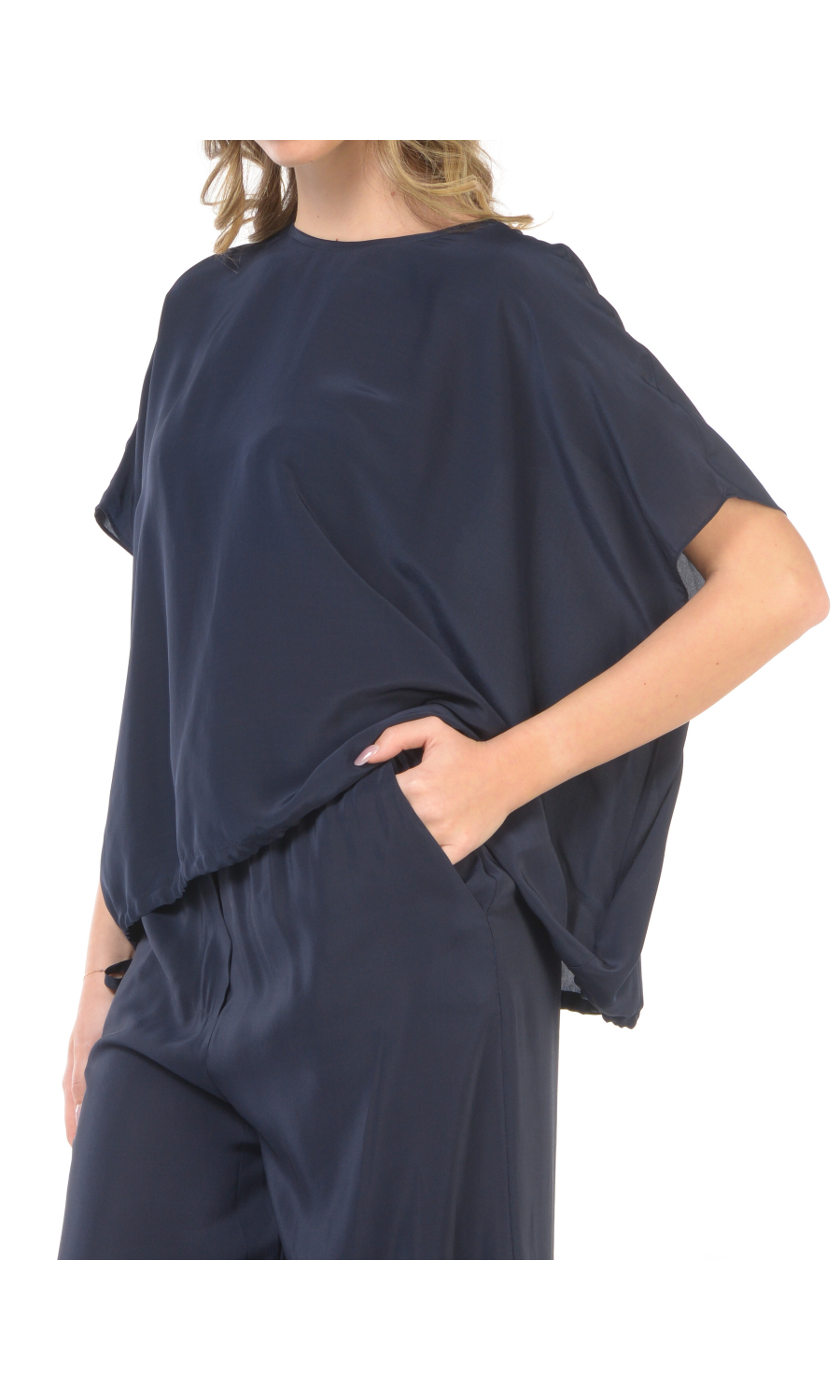 blusa da donna Icona By Kaos a kimono con coulisse