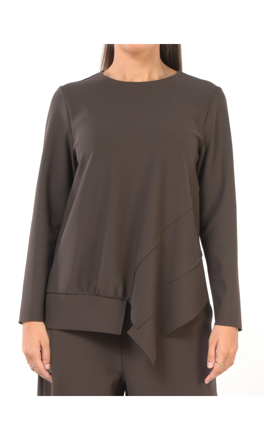 blusa da donna Jurere asimmetrica a girocollo