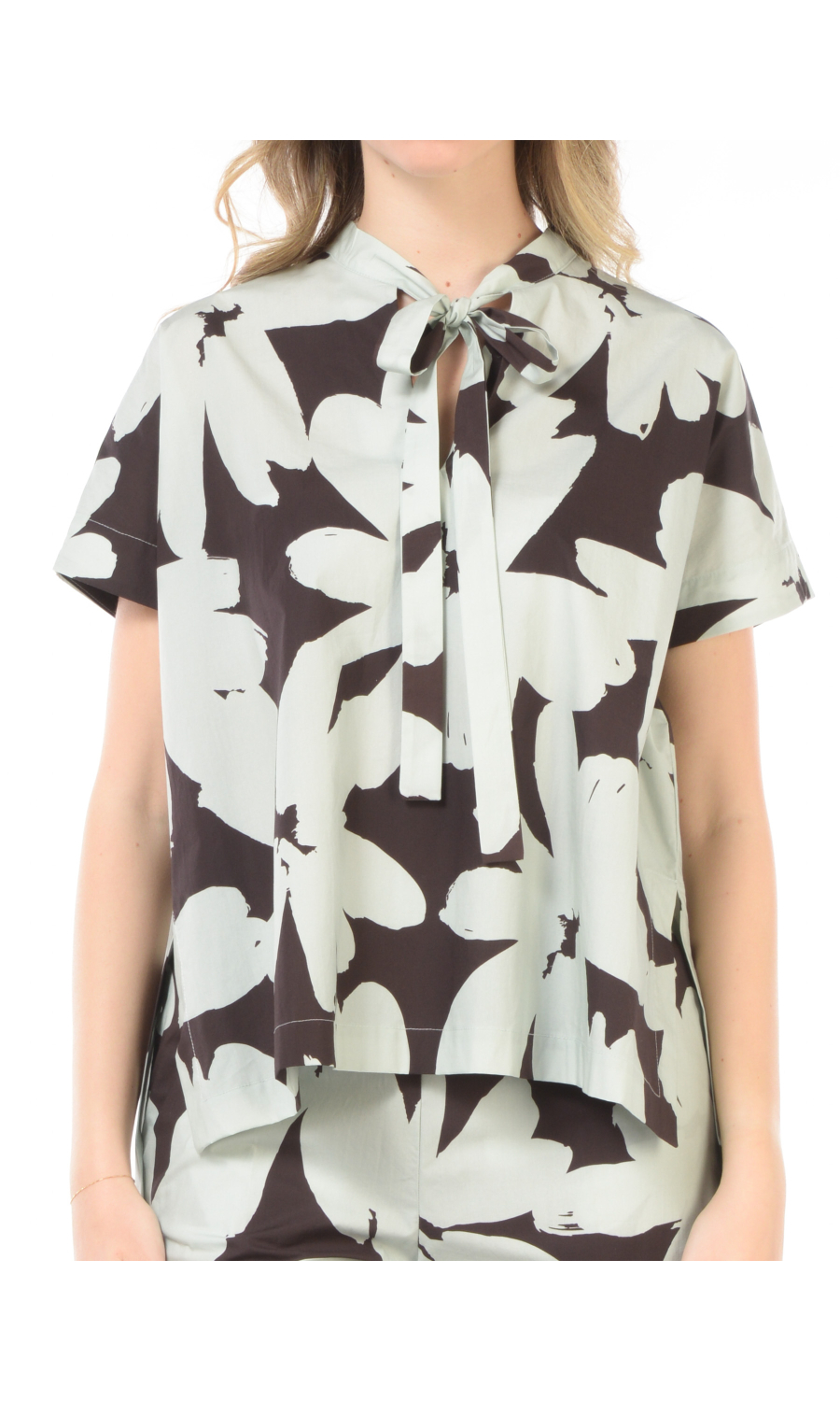 blusa da donna Meimeij a kimono a fantasia