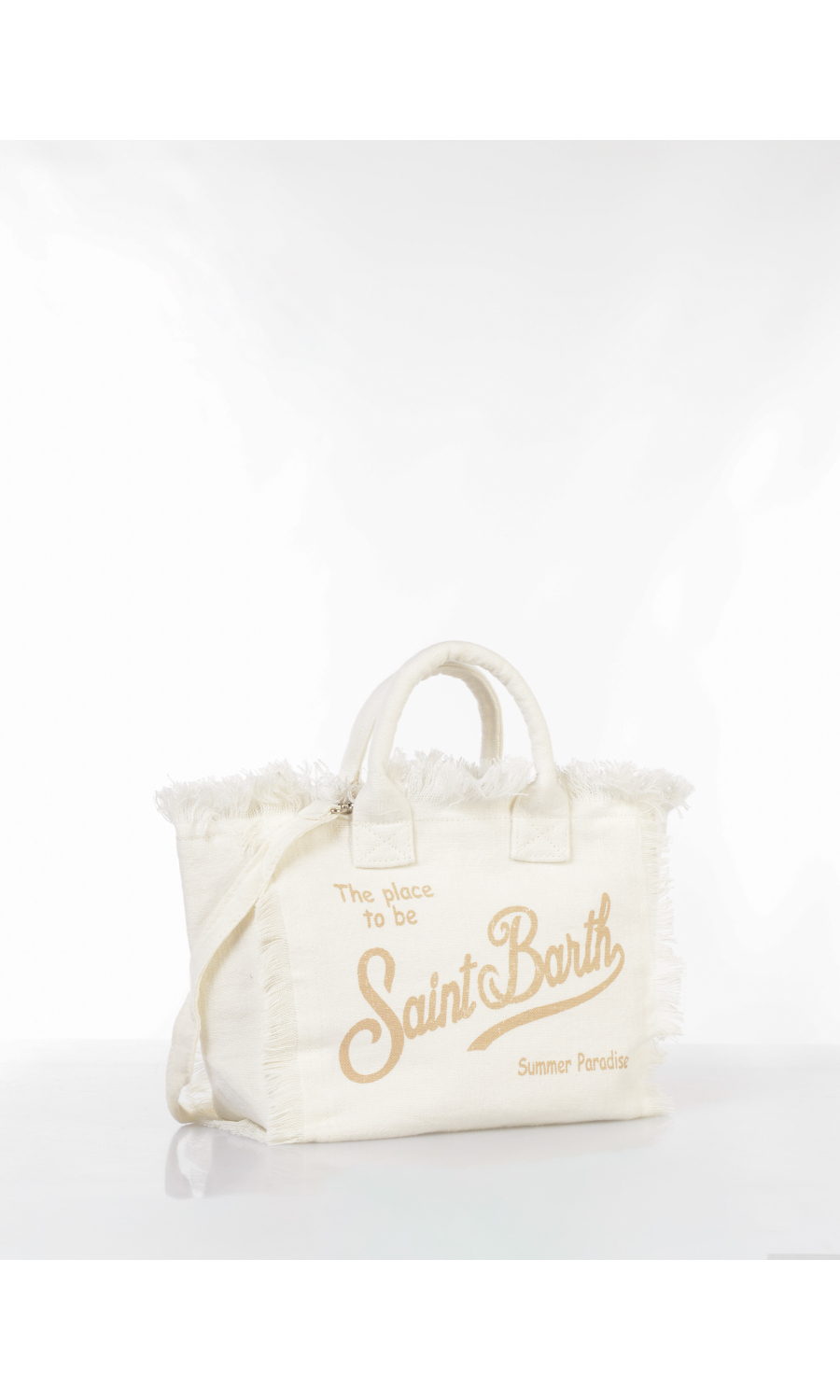 borsa a mano da donna Mc2 Saint Barth Medium in lino