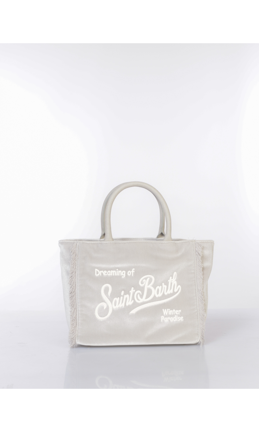 borsa a mano da donna Mc2 Saint Barth Medium effetto velluto cangiante