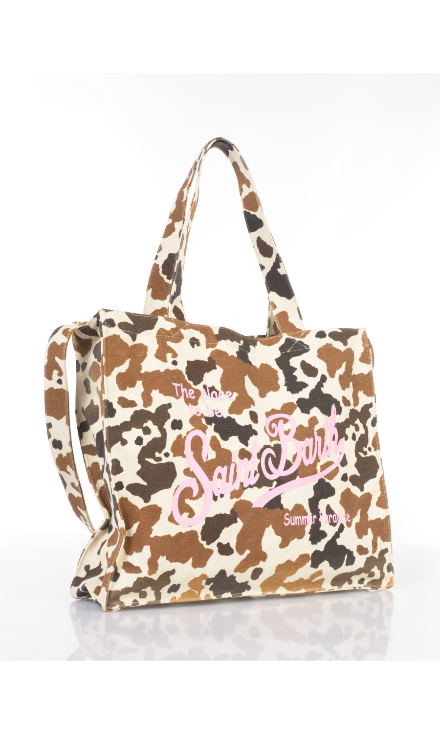 borsa a mano da donna Mc2 Saint Barth Essential Bag fantasia mucca