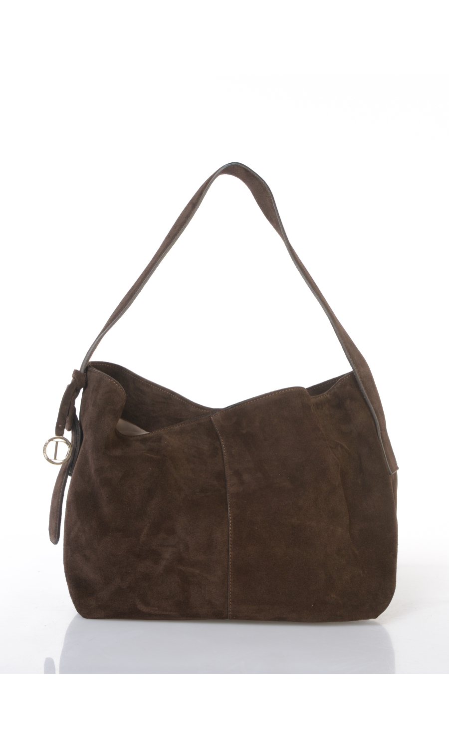 borsa A Tracolla da donna Diana Gallesi in vera pelle effetto camoscio