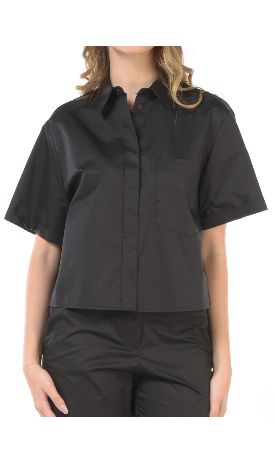 camicia da donna Kaos boxy a manica corta