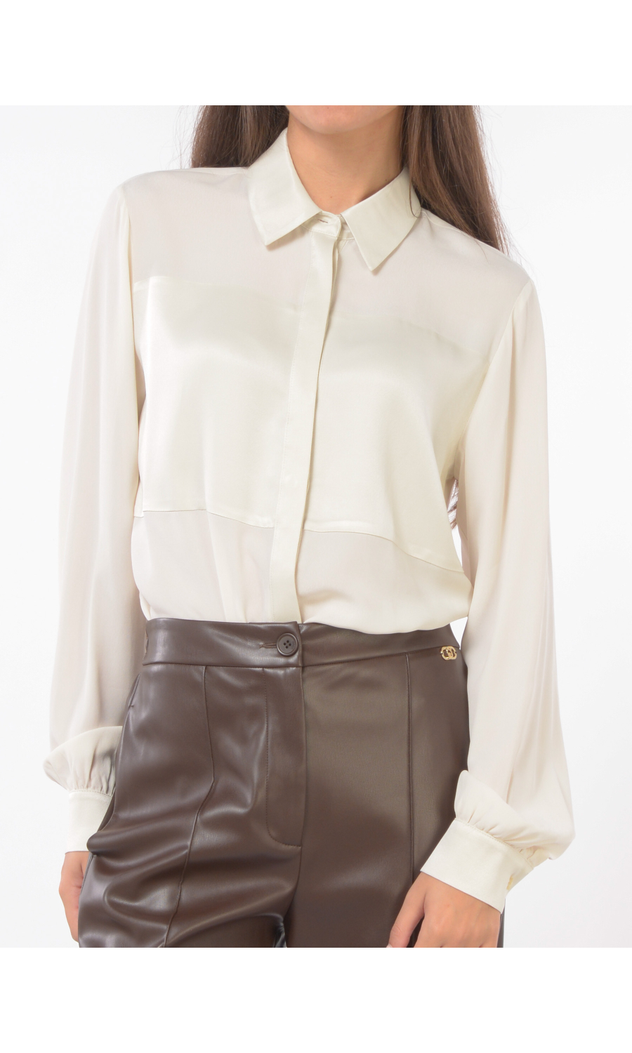 camicia da donna Liu Jo manica lunga doppia lavorazione