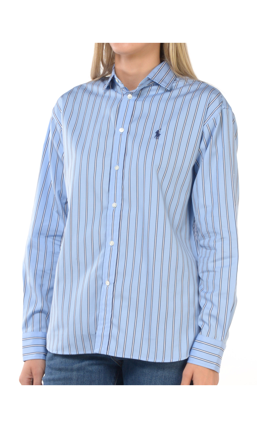 camicia da donna Ralph Lauren Relaxed Fit a righe