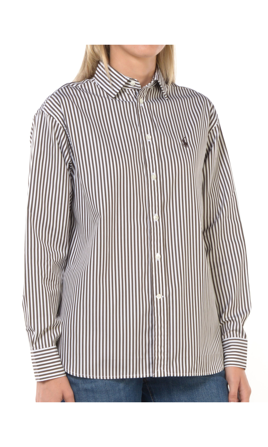 camicia da donna Ralph Lauren Relaxed Fit a righe
