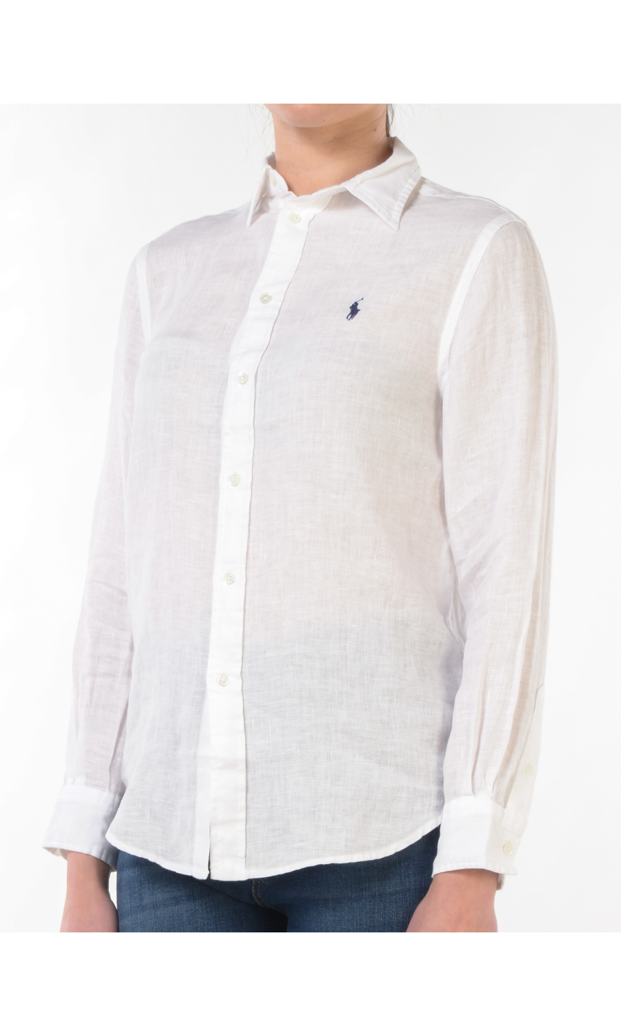 camicia da donna Ralph Lauren Classic Fit in lino