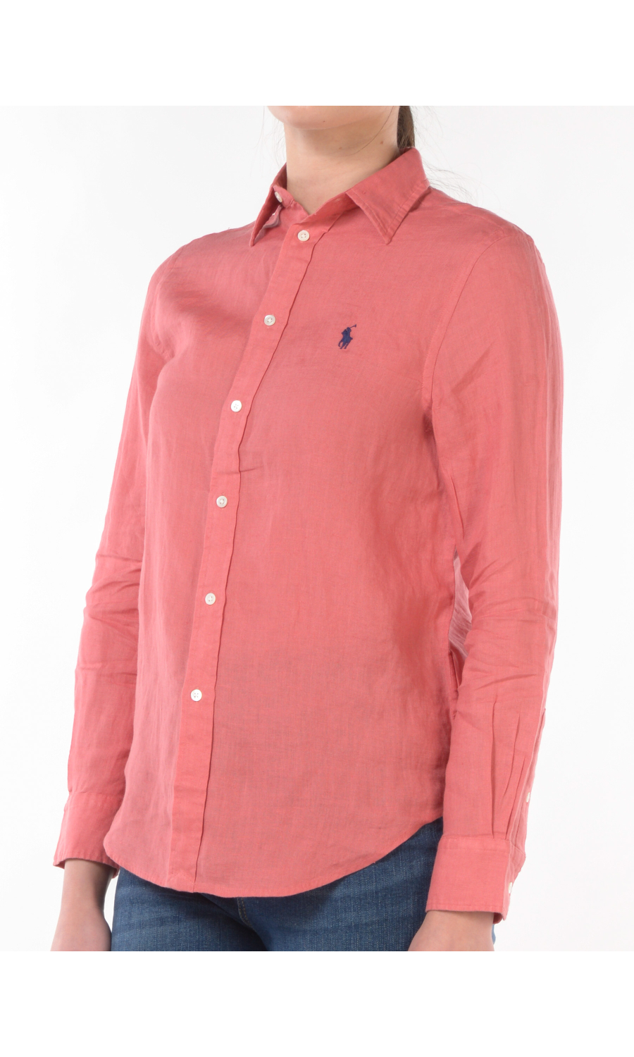 camicia da donna Ralph Lauren Classic Fit in lino