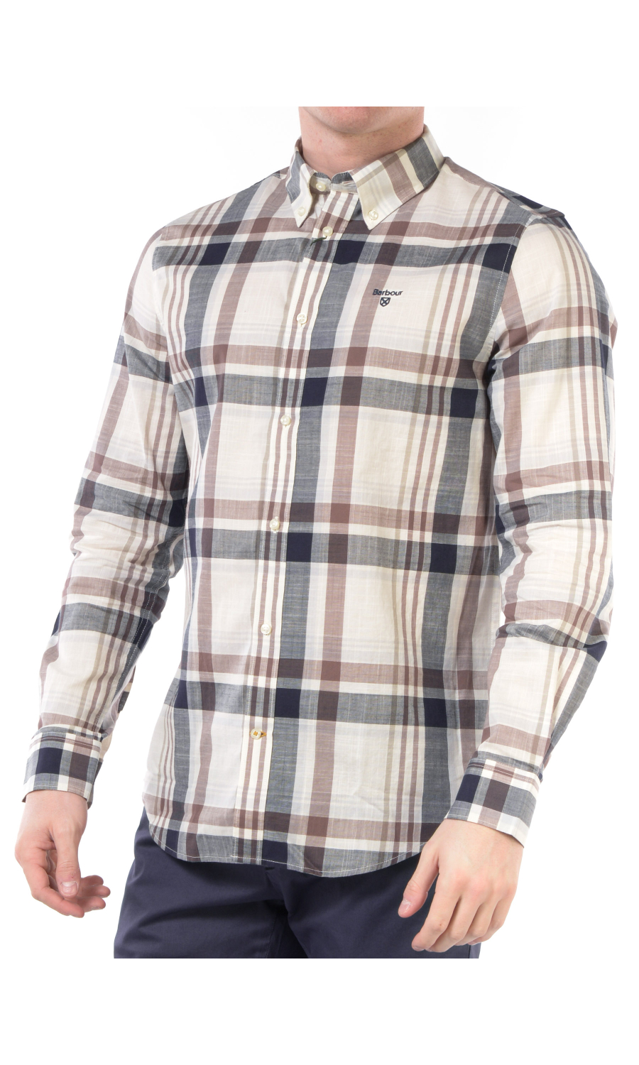 camicia da uomo Barbour a quadri Tailored Fit