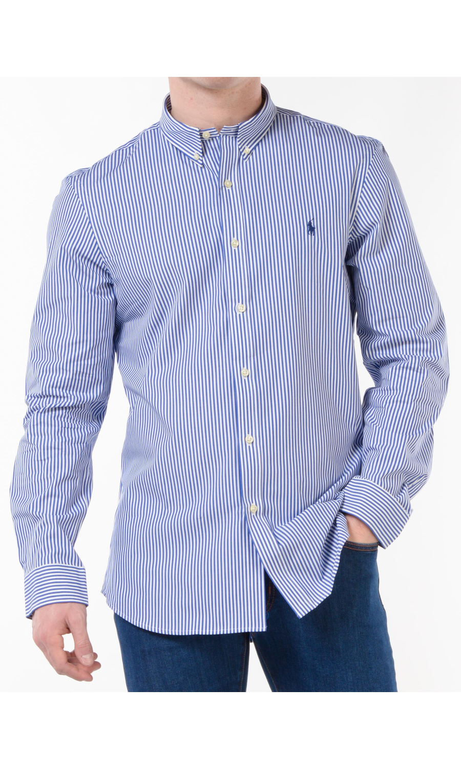 camicia da uomo Ralph Lauren Slim Fit a righe