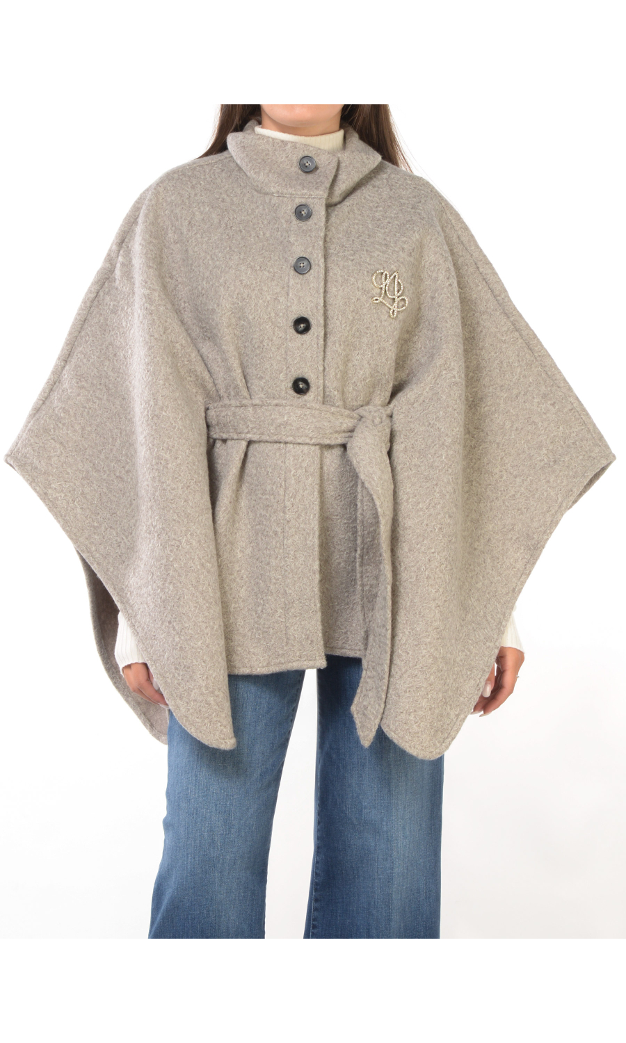 cappotto da donna Liu Jo a poncho con cintura
