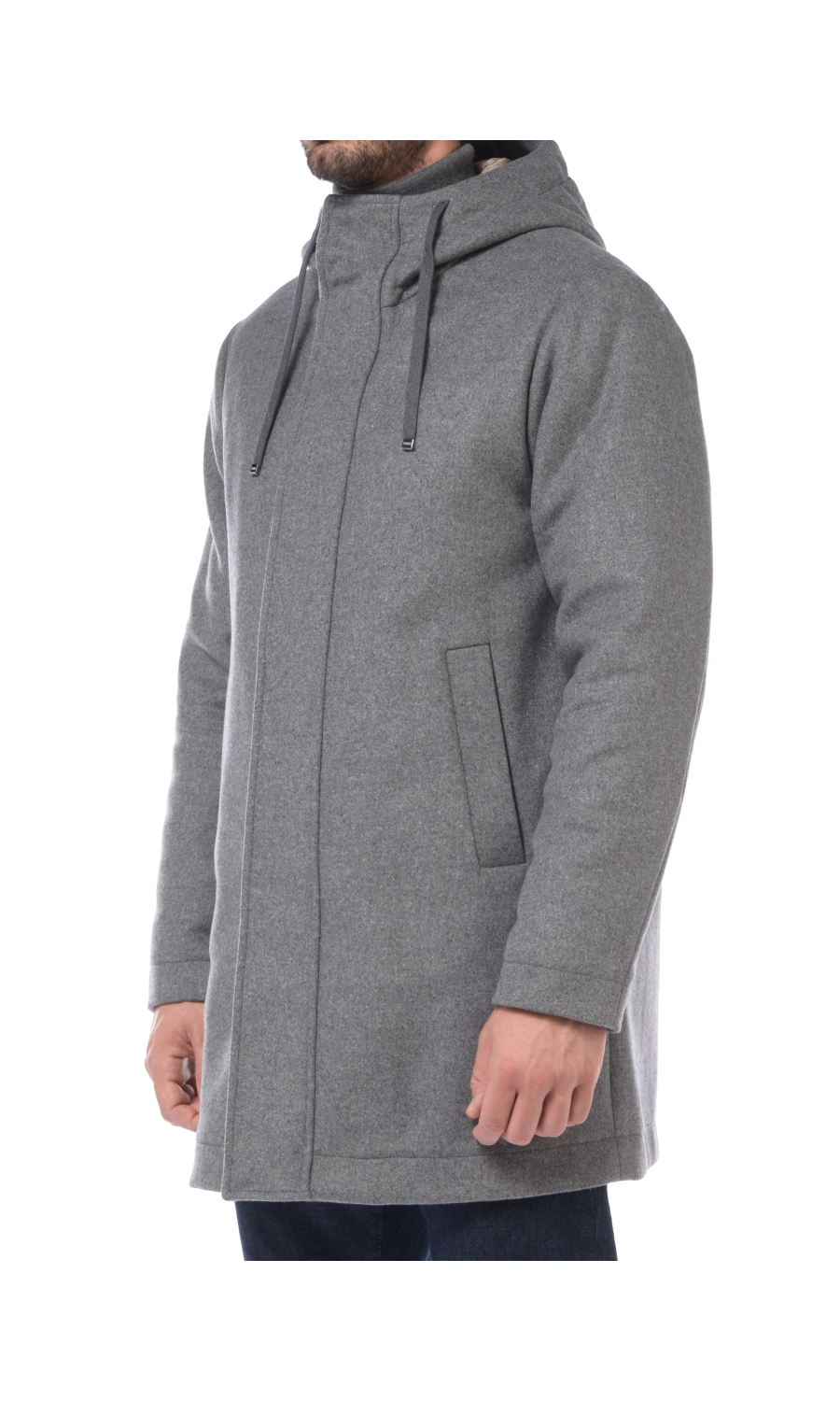 cappotto da uomo Seventy imbottito con cappuccio