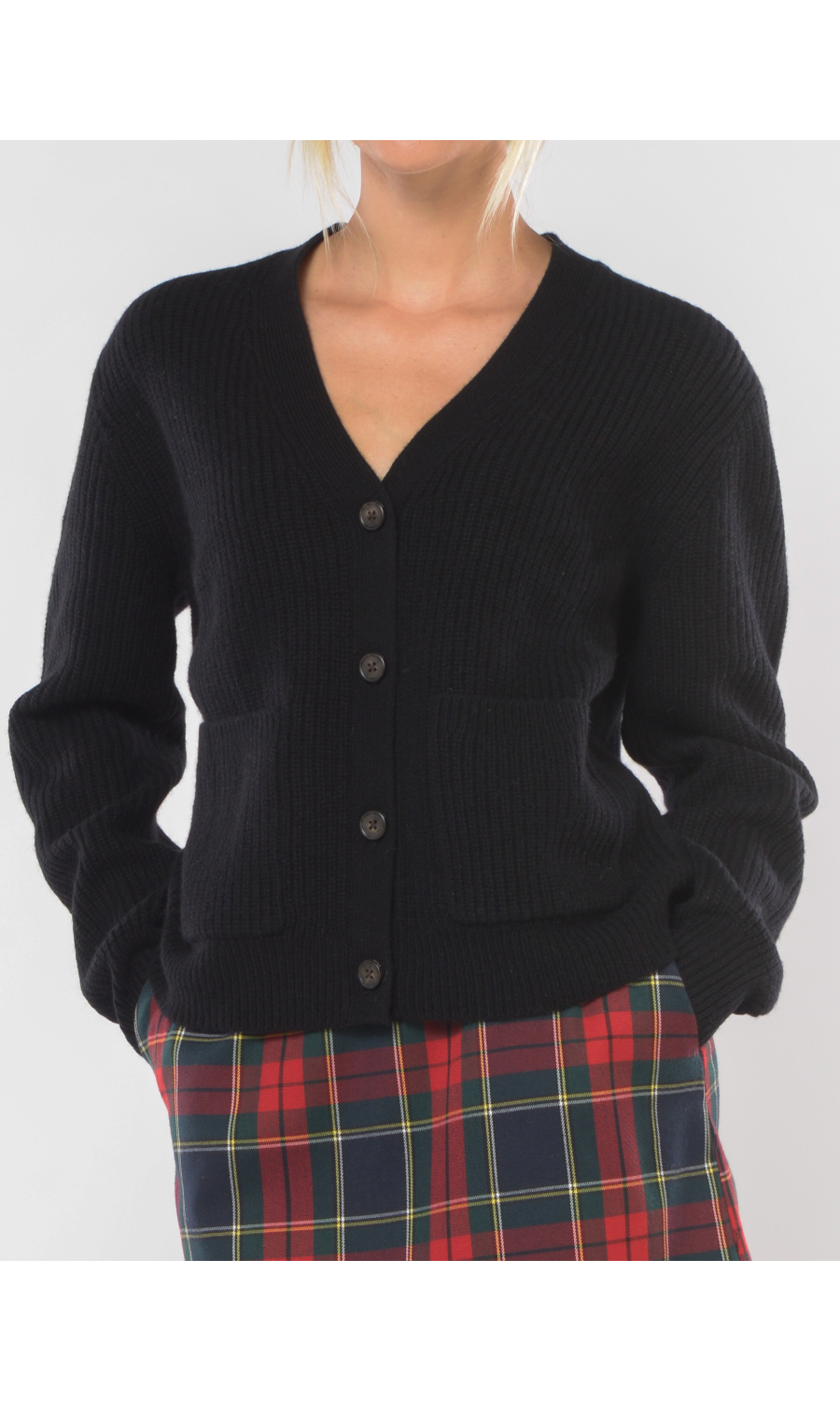 cardigan da donna Ralph Lauren in lana e cachemire con tasche